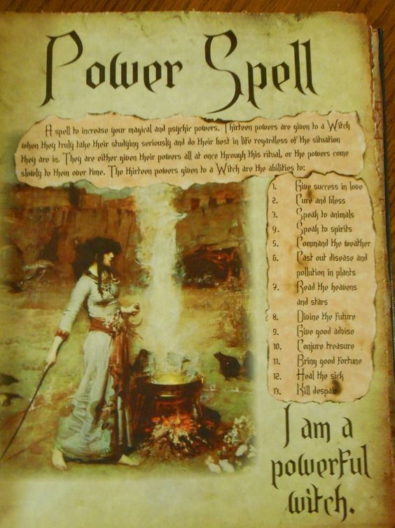 Power spells